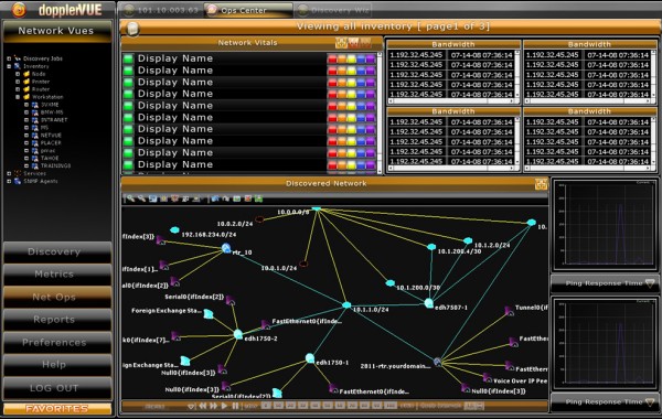 doppler VUE Interface