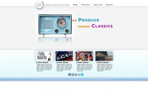 Visual Innovations Website