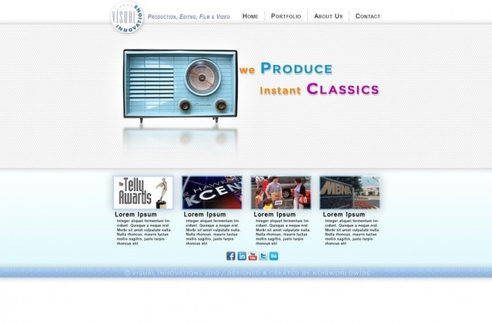 Visual Innovations Website